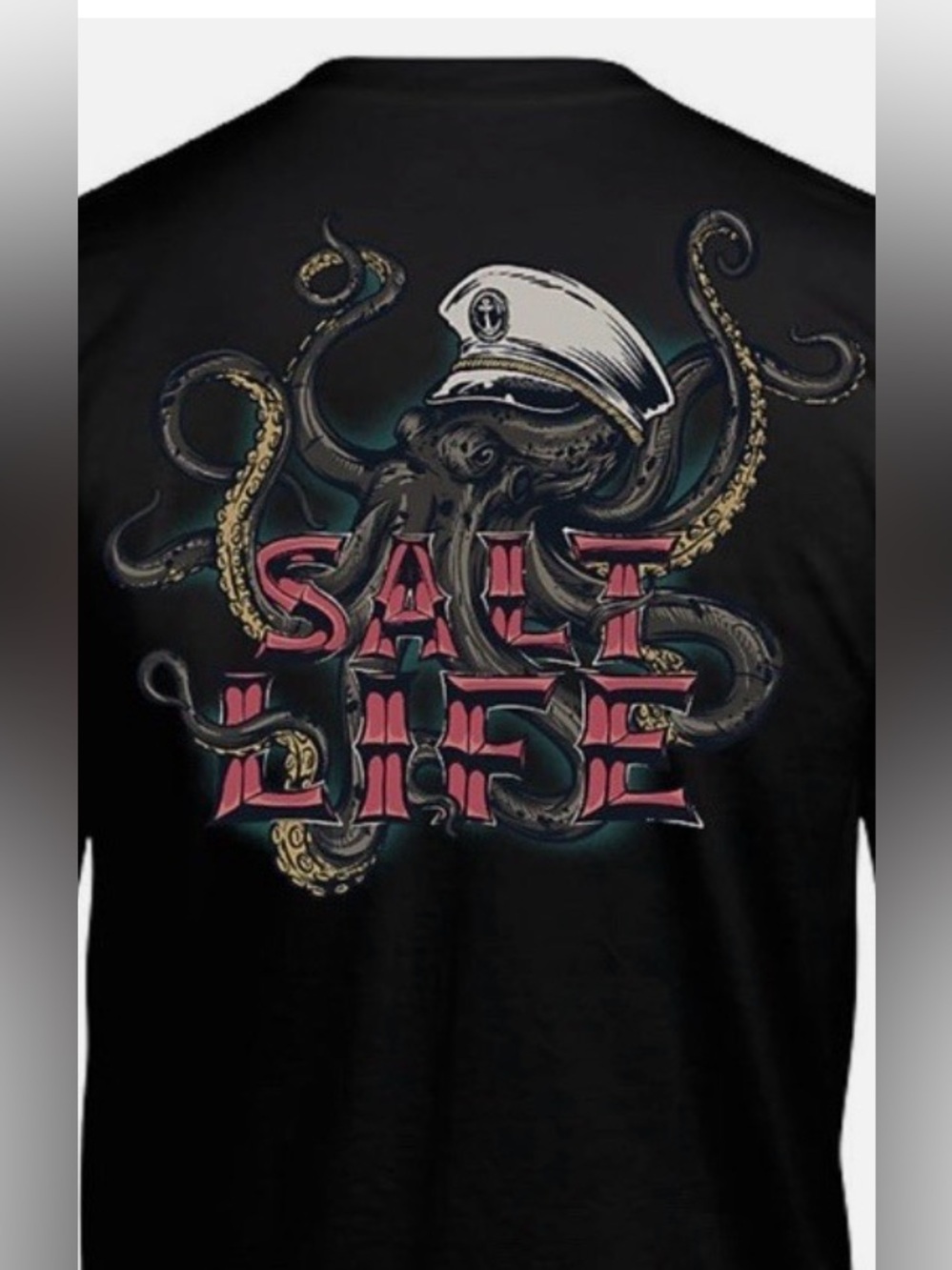 Salt Life Underwater Alien Short Sleeve Tee Black 2XL NWT